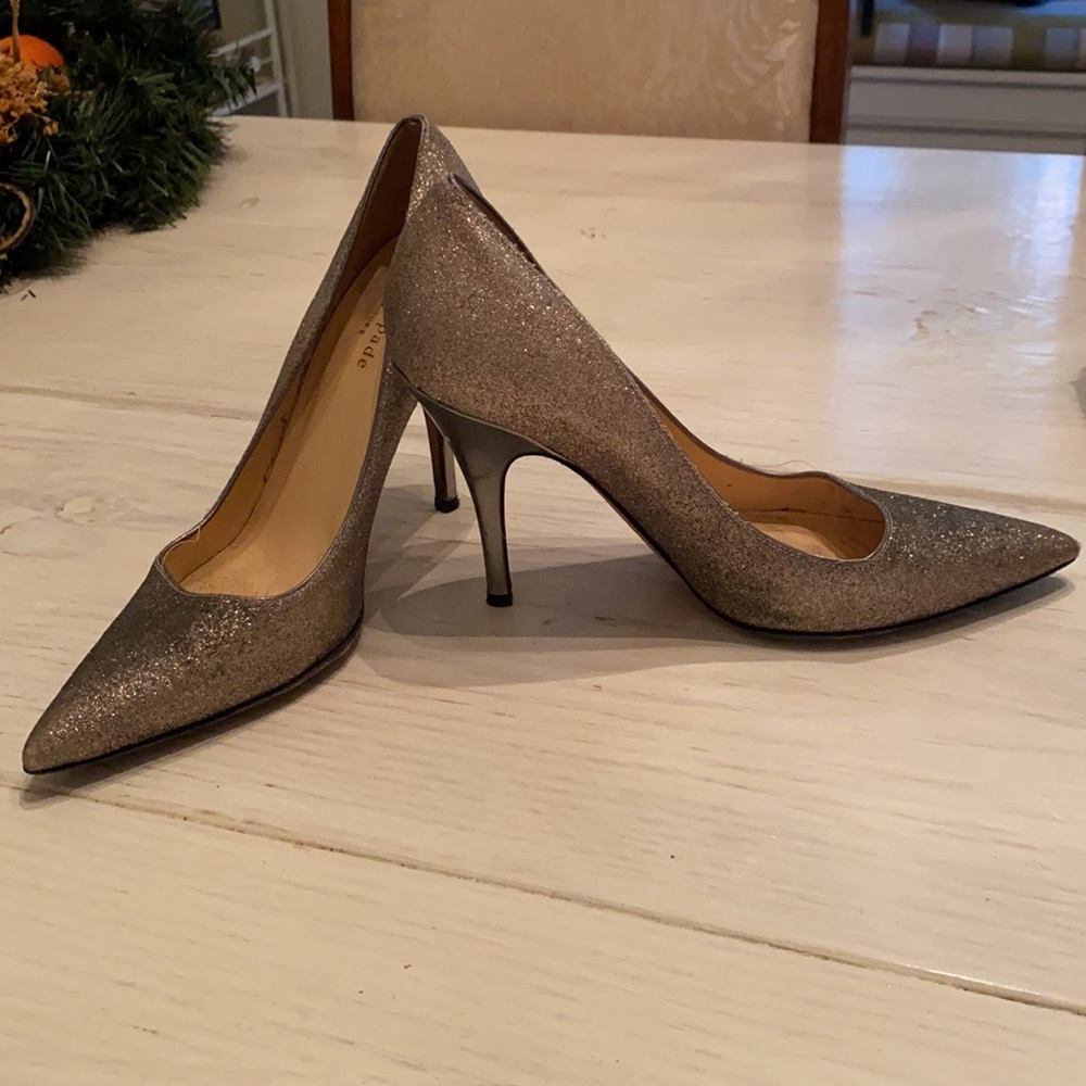 kate spade sparkle heels